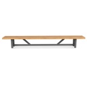 Vinegard Alumunium Backless Bench 300