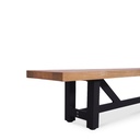 Vinegard Alumunium Backless Bench 300